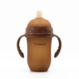 Kidnort Eple Dojčenská fľaša pre dojčené deti 250ml 6m+ hnedá (KID000053)