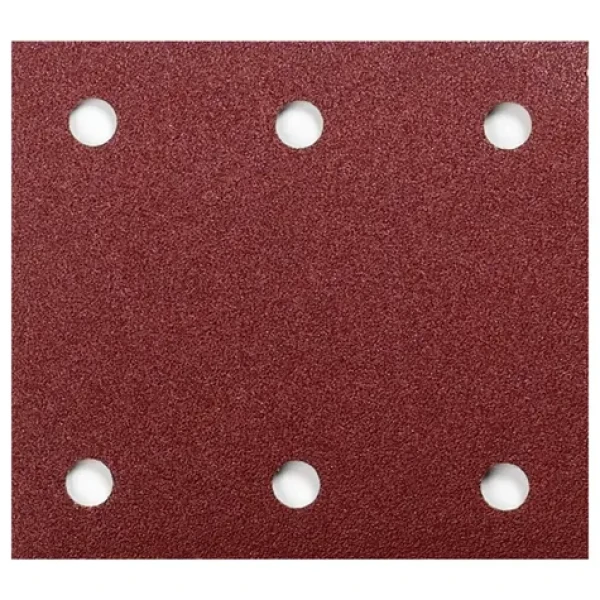 Makita P-33130 / Brúsny papier na drevo kov kameň / suchý zips / Zrnitosť 150 / Rozmery 114x102 mm / dierovaný / 10 ks (P-33130)
