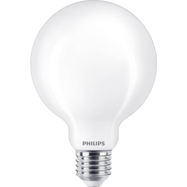 Philips Lighting 76469200 LED En.trieda 2021 E (A - G) E27 guľatý tvar 7 W = 60 W teplá biela (Ø x d) 9.5 cm x 14 cm 1 ks; 76469200