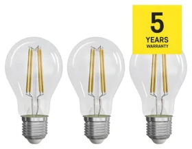 GP MET LED žiarovka A60 E27 3,8W teplá biela, 3 ks / LED žiarovka / 806 lm / 2700K / náhrada 60W (1525283274)
