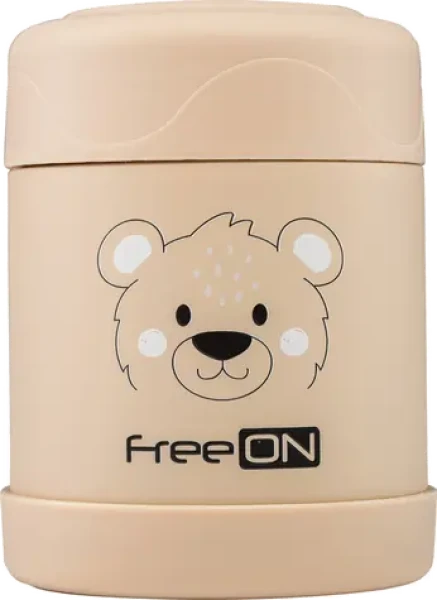 FreeON Termodóza na jedlo nerezová 350 ml / béžová (380739)