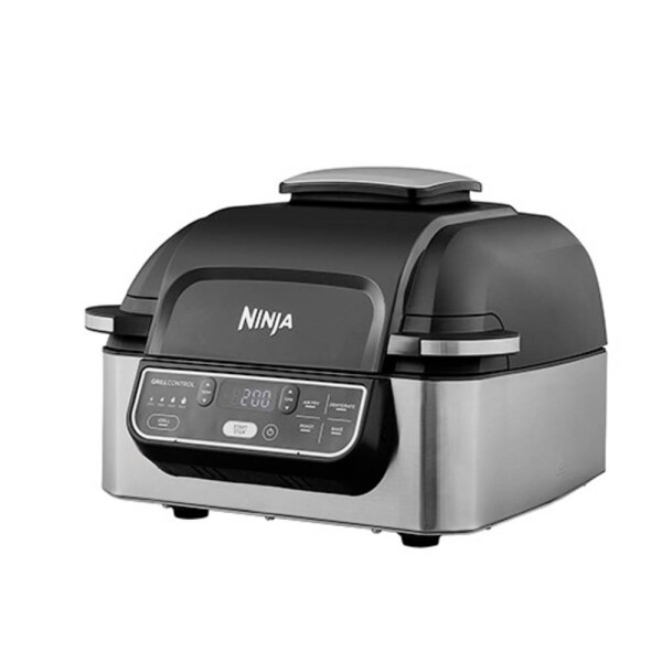 Ninja AG301EU čierno-strieborná / teplovzdušná fritéza + gril / 1750W / 5.7 l / 5 programov / 40 - 265 °C (AG301EU)