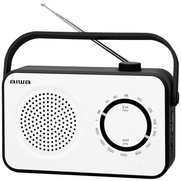 Aiwa R-190BW prenosné rádio FM, AM biela; R-190BW