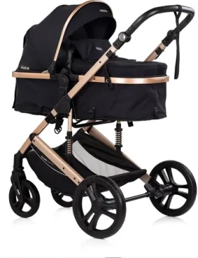 CHIPOLINO Kočík kombinovaný Amore 2v1 Noir (KKAM02601NO)