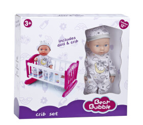 Mamido Mamido Bábika bábätko s kolískou 30 cm MT1630