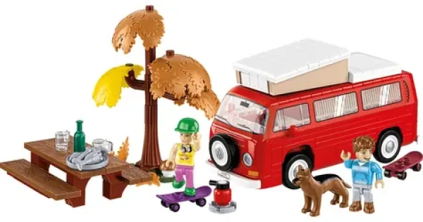 Cobi 24616 Volkswagen T2a Camper, 1:35, 272 k, 3 f
