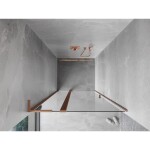 MEXEN/S - Mist L sprchové dvere krídlové 95, transparent, meď kartáčovaná 8A4L-095-000-65-00
