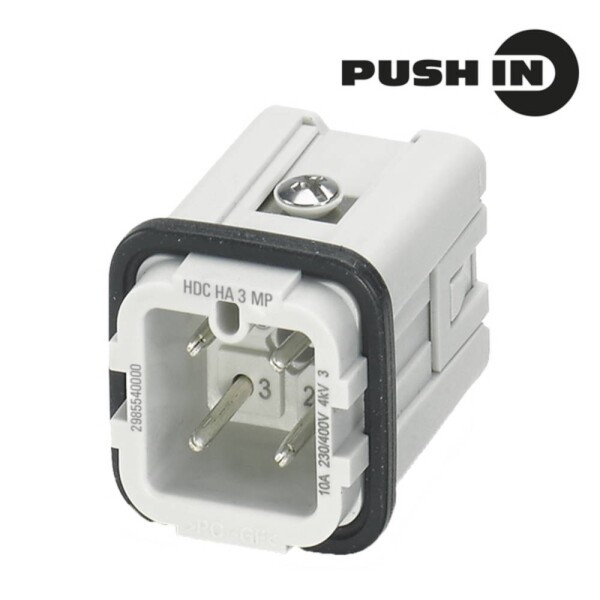 Weidmüller 2985540000 pripojovacia sada RockStar® HDC HA 3 PUSH IN s ovládacím prvkom 1 ks; 2985540000