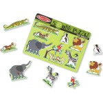 Melissa & Doug Puzzle drevené so zvukmi ZOO 8 dielikov