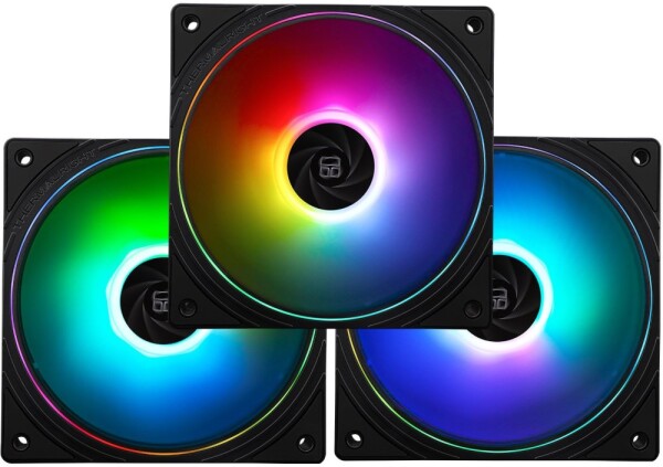Thermalright Thermalright TL-S12-S X3 PWM ARGB Juodas 3vnt. (120mm) (Juodi) Ventiliatoriai