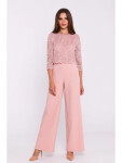 Dámsky overal S381 Powder Pink - Stylove L pudrovo-růžová