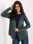 Mikina D68450M01066D1 tmavozelená S