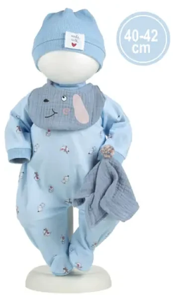 Llorens M741-20 oblečok pre bábiku bábätko NEW BORN veľkosti 40-42 cm s doplnkami