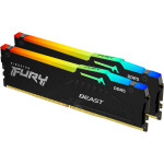 Kingston Fury Beast RGB, DDR5, 32 GB, 5200MHz, CL40 (KF552C40BBAK2-32)