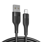 Joyroom S-1030M12 Nabíjací kábel USB-A (M) - Lightning (M) 3A 1m čierna (S-1030M12 1m LB)