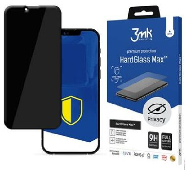 3mk HardGlass MAX Privacy Tvrdené sklo pre Apple iPhone 13 amp; iPhone 13 Pre čierna (5903108444415)