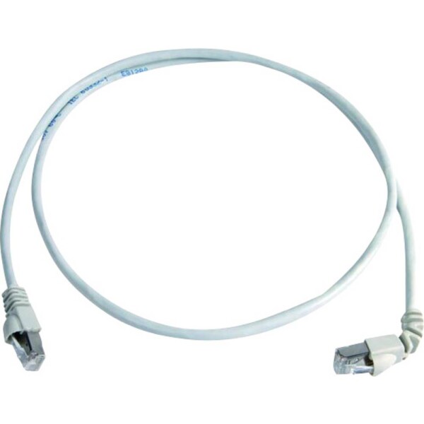 Telegärtner 100008023 RJ45 sieťové káble, prepojovacie káble CAT 6A S/FTP 1.00 m biela samozhášavý, bez halogénov 1 ks; 100008023