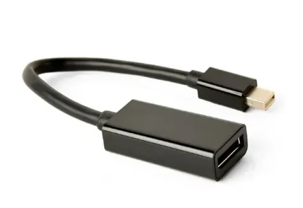 Gembird redukcia mini DisplayPort samica - DisplayPort samec / Redukcia / DisplayPort 1.2 / 4K 30Hz (A-mDPM-DPF4K-01)