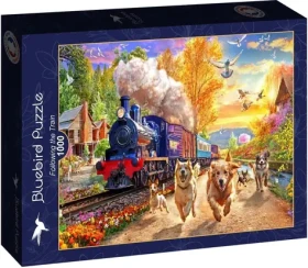 BlueBird Puzzle Dohoníme vlak /1000 dielikov/ od 14 rokov