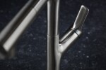 KFA KFA - DUERO DESIGN drezová batéria s otočnou vyťahovacou sprchou a prepínaním, INOX 6623-220-22