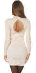 Sexy Mini-Knitdress with Cut Out Chain Detail Einheitsgroesse