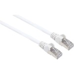 Intellinet 741408 RJ45 sieťové káble, prepojovacie káble CAT 6a (surový kábel CAT 7) S/FTP 5.00 m biela bez halogénov 1 ks; 741408