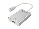 Sandberg USB-C do HDMI konvertor / strieborný (136-12)