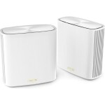 Asus ZenWiFi XD6S biela 2ks / MESH router AX5400 / 2.4GHz / 5GHz / WAN + 1x LAN (90IG06F0-MO3B40)