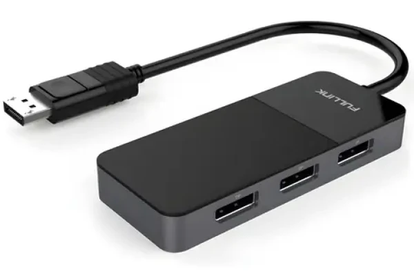 PremiumCord adaptér MST DisplayPort 1.4 na 3x DisplayPort čierny / Adaptér / 8K / 3x 4K (kportad19)
