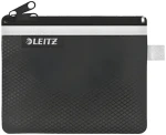 Leitz Wow čierna / Dvojité textilné vrecko / veľkosť S / sieťovina, nylon / 140 × 105 mm (40110095)