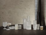 Ferm LIVING Poháre na šampanské Ripple Frosted 150 ml – set 2 ks