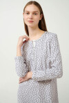 Vamp - Nočná košeľa s potlačou srdca 21453 - Vamp light gray 3XL