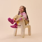 Affenzahn Low Boot Vegan Explory Bird Berry celoročné členkové barefoot topánky 25 EUR