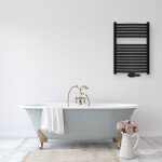 INVENA - Kúpeľňový radiátor 540 x 800, čierny UG-03-080-A