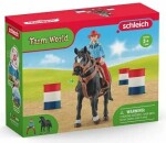 Schleich Farm World 42576 Kovbojský závod okolo barelov