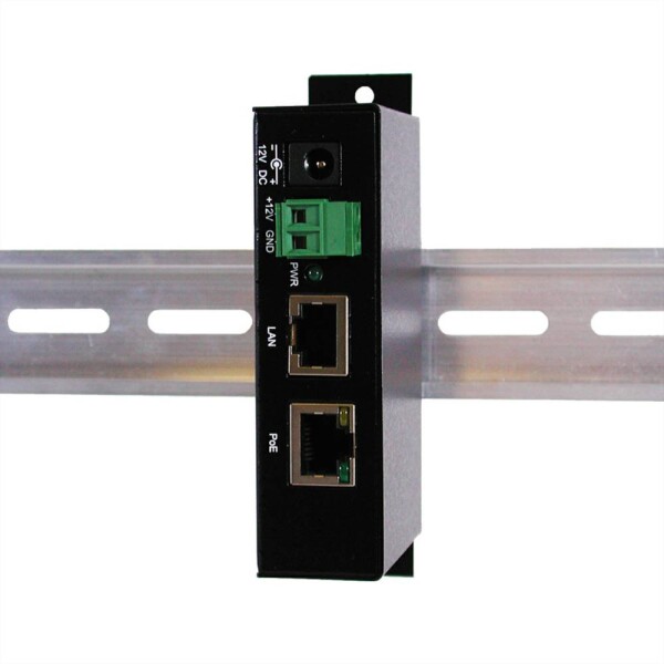 Exsys EXSYS EX-6006PoE - Power Injector (DIN-Schienenmontage möglich) PoE injektor; EX-6006POE