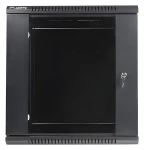Lanberg WF01-6412-10B čierna / Nástenný rozvádzač / 19" / 12U / 600×450 mm (WF01-6412-10B)