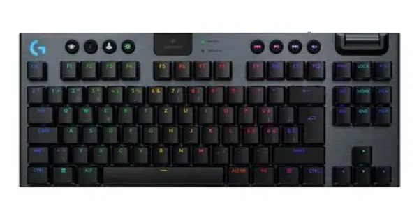 Logitech G915 X Lightspeed TKL čierna / Bezdrôtová herná klávesnica / DE layout / 2.4GHz (920-012716)