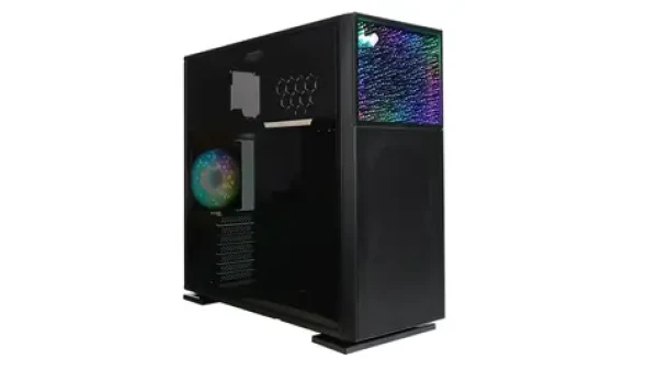 InWin N515 čierna / E-ATX / 2x USB-A 3.2 / 1x USB-C 3.2 / 1x 120mm / bez zdroja / priehľadná bočnica / displej (IW-CS-N515BLK-1AL120)
