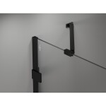 MEXEN/S - Lunar Duo sprchovací kút dvere krídlové 120 x 120, transparent, čierna 834-120L-120P-70-00