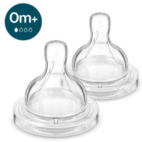Philips Avent SCY761/02 / Cumlík na dojčenskú fľašu / novorodenecký prietok / 2 ks