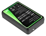 Green Cell AHBBP-501 / Nabíjačka / pre GoPro HERO5 HERO6 HERO7 / AHDBT-501 / LCD displej (ADCB20)