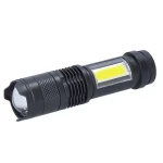 Solight WN49 LED vreckové svietidlo so zoomom čierna / nabíjací / 100lm +70lm / Li- ION (8592718036331)