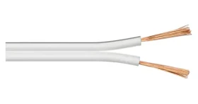 MicroConnect Reproduktorový kábel biela / 100 m / 2,5 mm / bez konektorov (AUDSPEAKER2-100C)