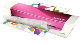 Leitz iLAM Home Office Wow ružová / Laminátor / A4 / teplý / doba ohrevu 3 min (73680023)
