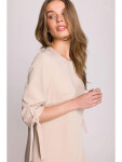 Dámske šaty S393 béžová - Stylove L
