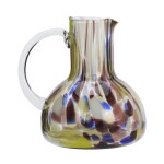 MADAM STOLTZ Sklenený džbán z brokového skla 17 cm