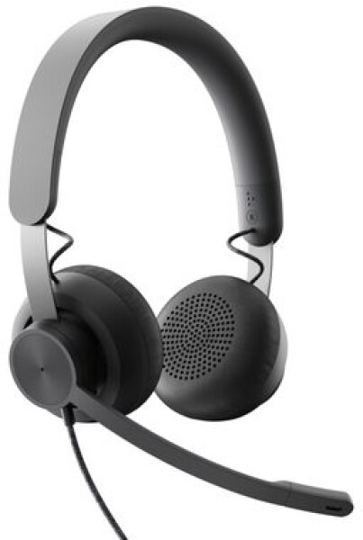 Logitech Zone Wired čierna USB headset polohovateľný mikrofón USB-C konektor USB-A adaptér