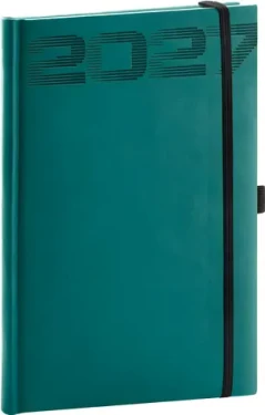 Notique Aprint Top 2027 petrolejový / Týždenný diár / 15 × 21 cm