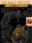 ARTLOVER Škrabací obrázok zlatý Gepard